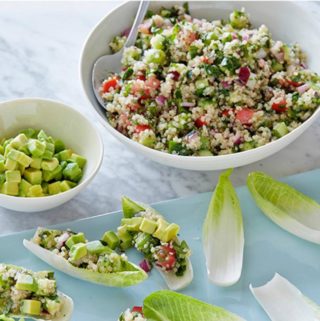 Quinoa, a "new" ingredient that has been around for thousands of years, is a tiny, high-protein grain from South America. It's nicknamed the "wonder grain" because it cooks more quickly than rice, is virtually foolproof, and is lighter and more nutritious than other grains.