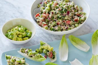 Quinoa, a "new" ingredient that has been around for thousands of years, is a tiny, high-protein grain from South America. It's nicknamed the "wonder grain" because it cooks more quickly than rice, is virtually foolproof, and is lighter and more nutritious than other grains.